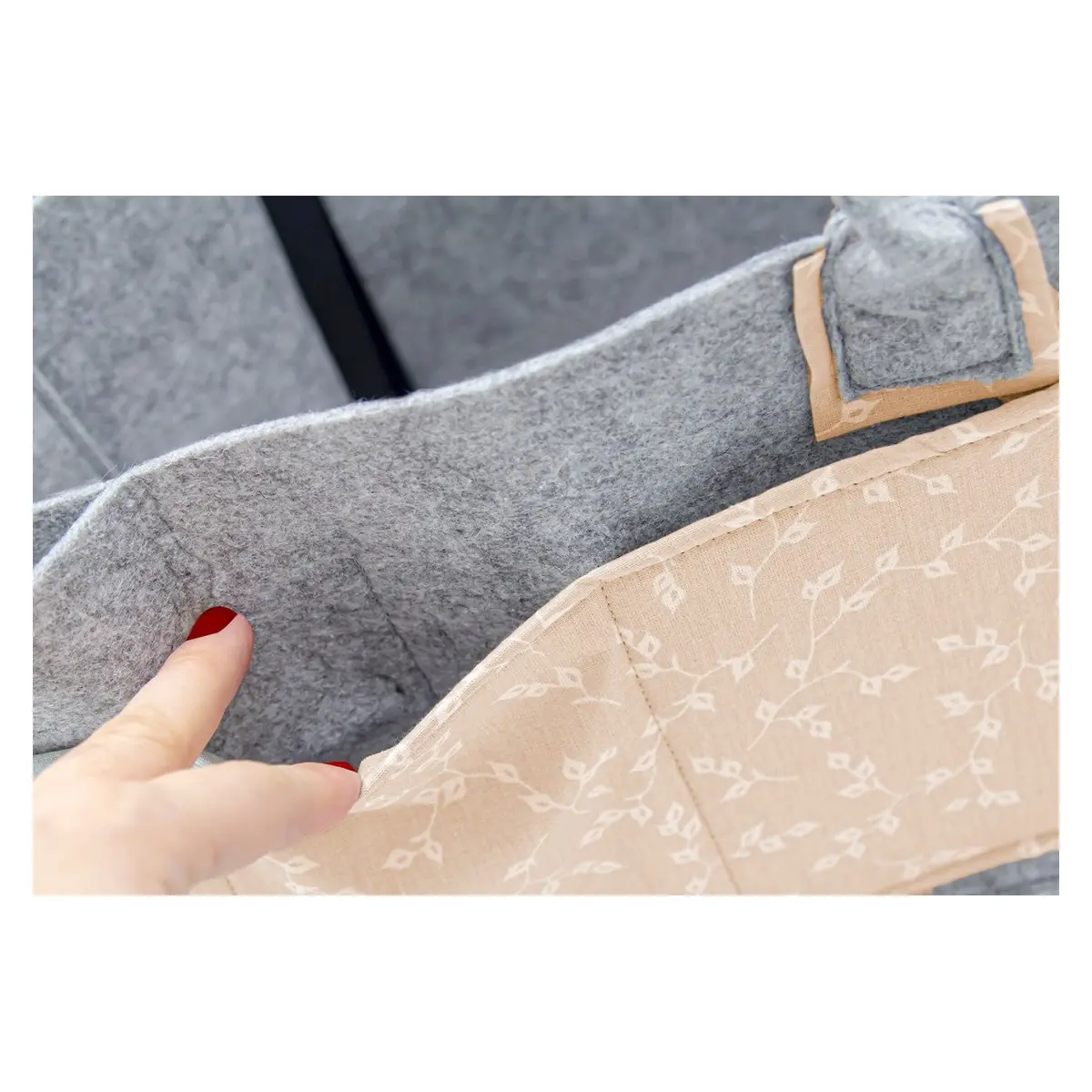 Geanta organizator scutece si accesorii copii/bebelusi BabyJem (Culoare: Somon) [3]