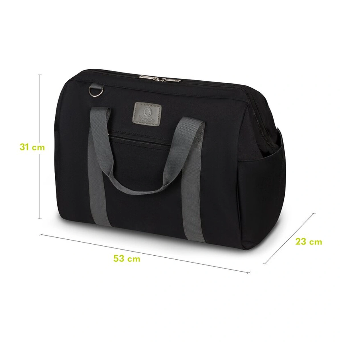 Geanta pentru mamici Ida Cu multiple compartimente, Negru [18]