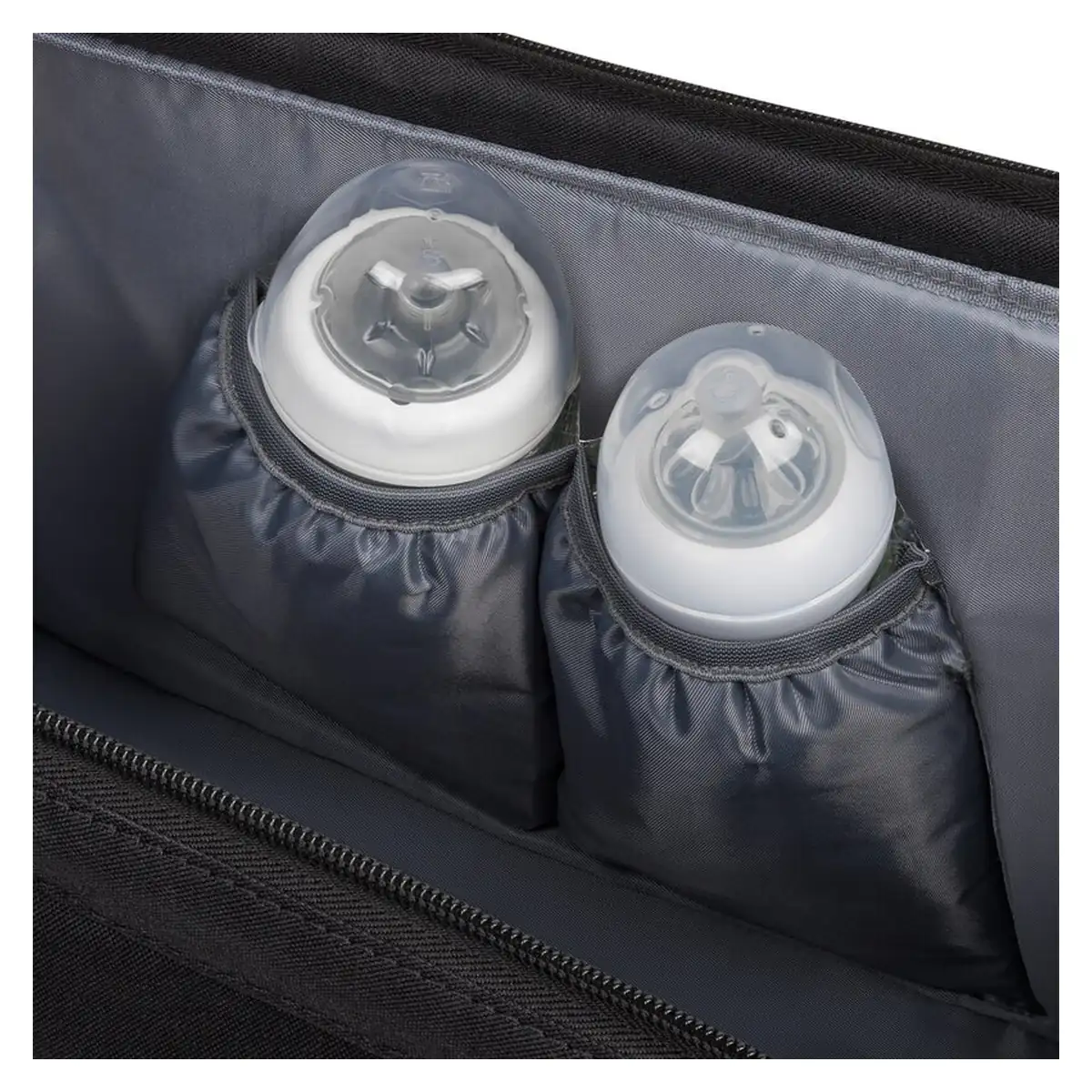 Geanta pentru mamici Ida Cu multiple compartimente, Negru [9]