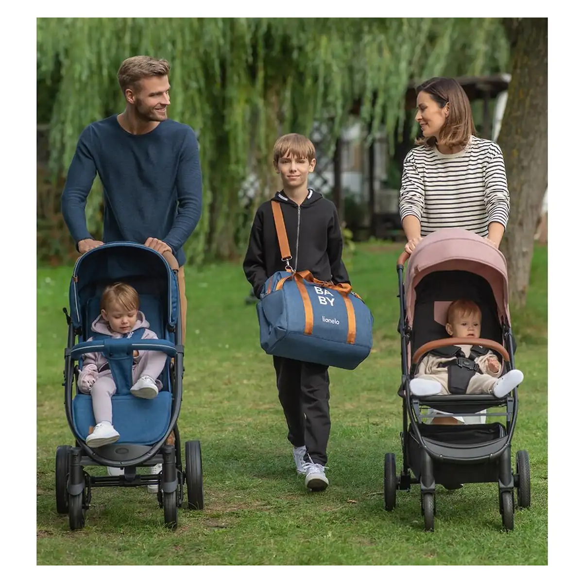 Geanta pentru mamici Ida Cu multiple compartimente, Negru [22]