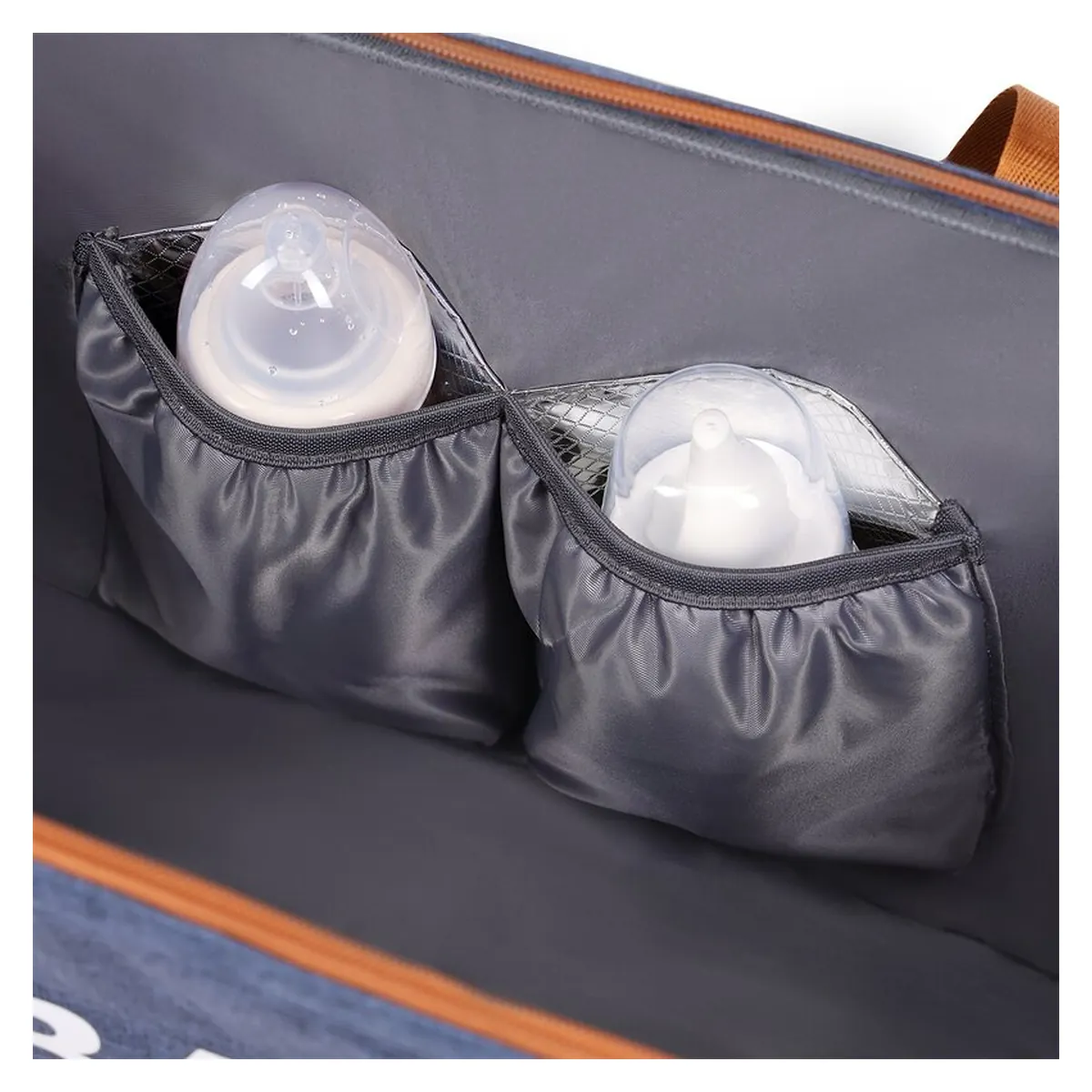 Geanta pentru mamici, Lionelo, Ida, Cu multiple compartimente, Albastru [10]