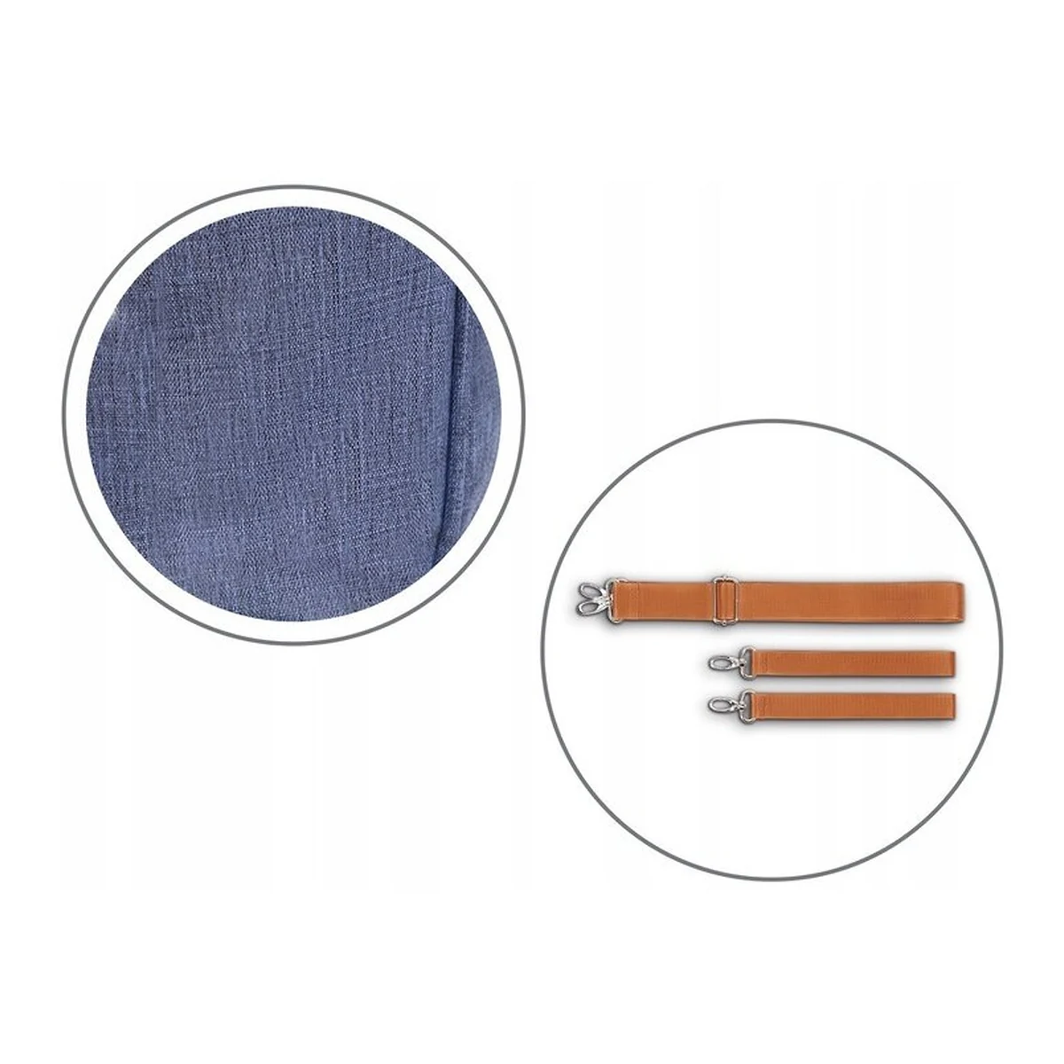 Geanta pentru mamici, Lionelo, Ida, Cu multiple compartimente, Albastru [13]