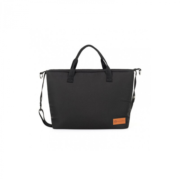 Geanta pentru mamici, Petite&Mars, Impermeabila, Cu 4 compartimente, 45 x 30 x 12 cm, Negru [1]