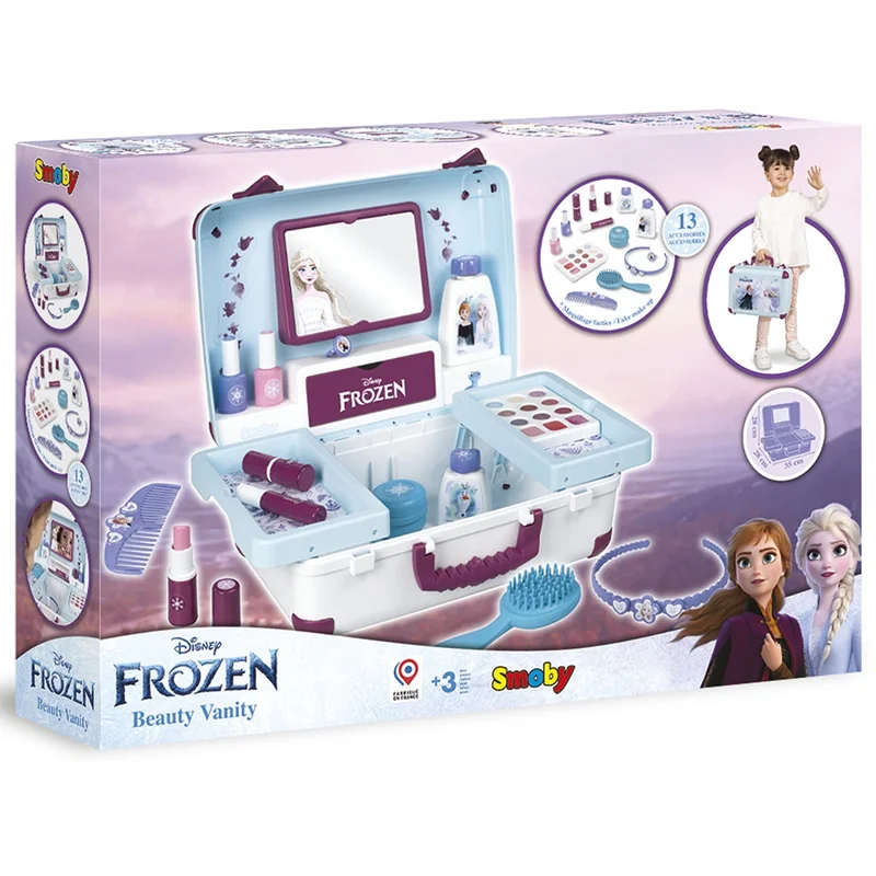 Gentuta cosmetica Frozen Beauty Vanity cu accesorii - Smoby [7]