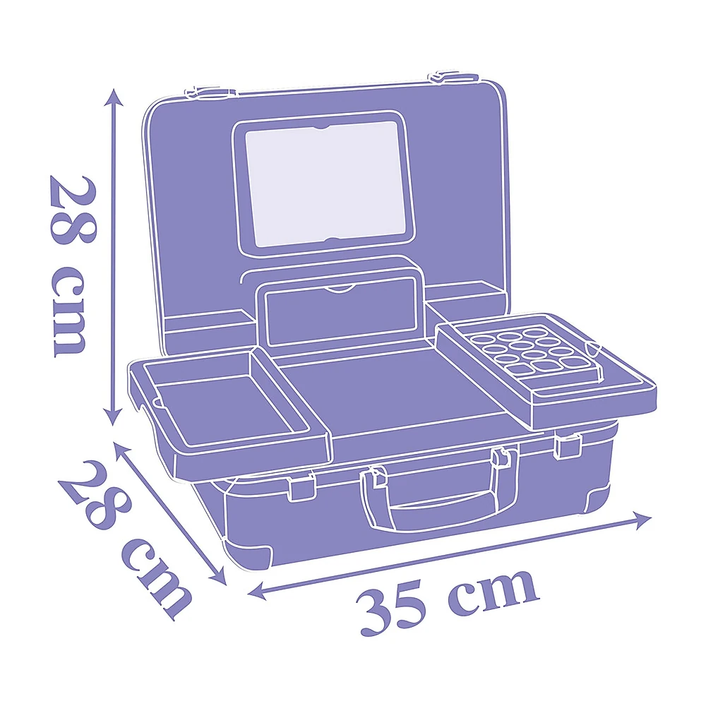 Gentuta cosmetica Frozen Beauty Vanity cu accesorii - Smoby [4]