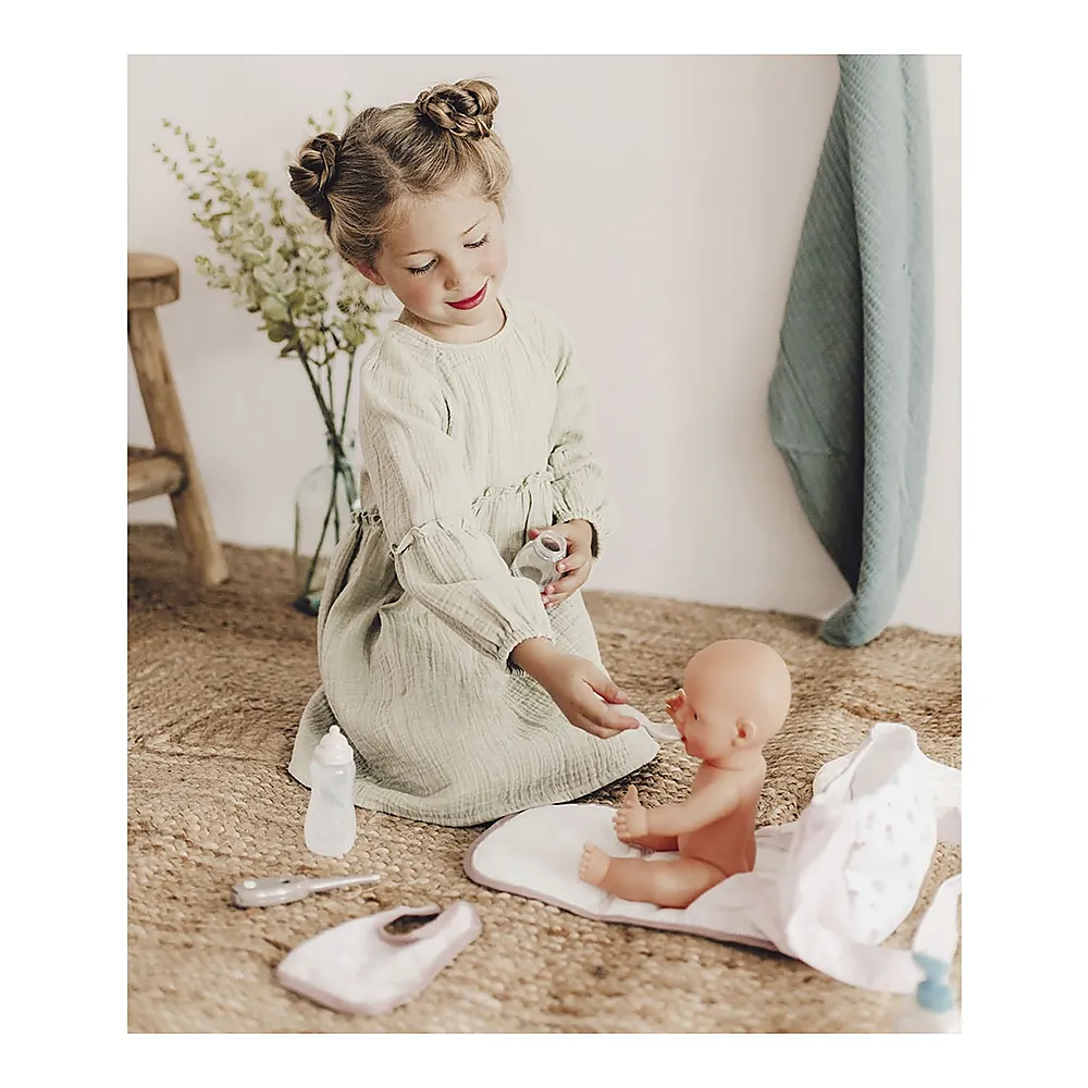 Gentuta de infasat pentru papusa Smoby Baby Nurse Changing Bag crem cu accesorii [4]