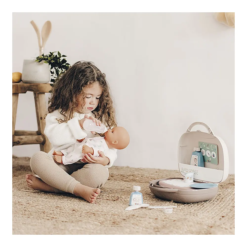 Gentuta pentru ingrijire papusi Smoby Baby Nurse crem [4]