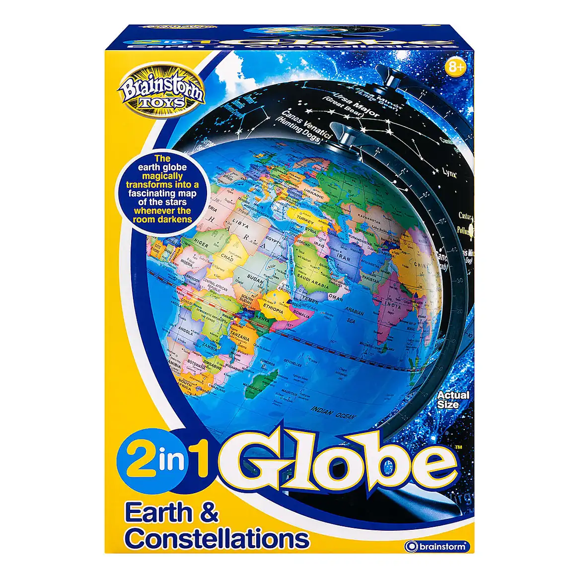 Glob 2 in 1 - Pamantul si constelatiile Brainstorm 8 ani+ [2]