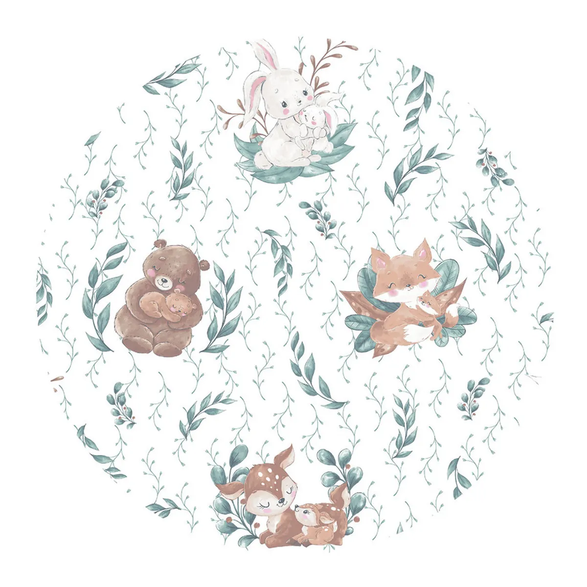 Halat de baie, MimiNu, 2 - 5 ani, bumbac si thermo fleece, Lulu Natural [2]