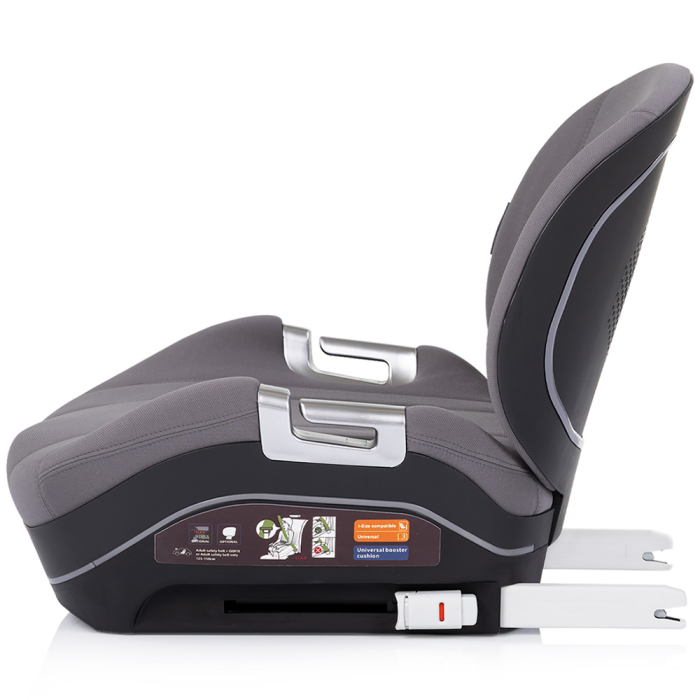 Inaltator auto Chipolino Genesis I-Size, 125-150 cm, cu sistem Isofix, Charcoal [3]
