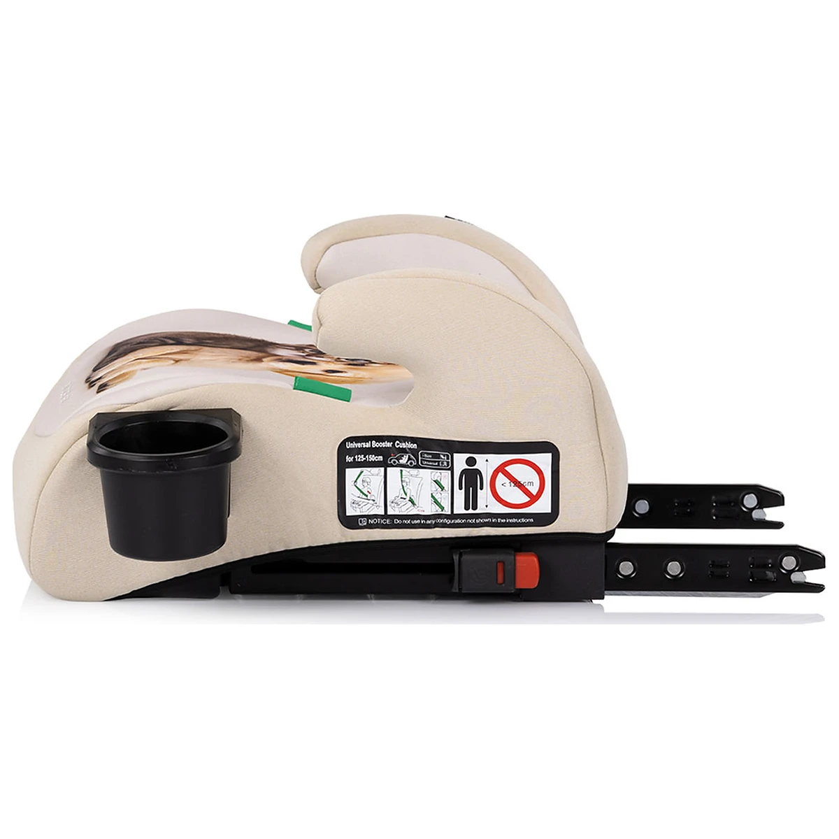 Inaltator auto Chipolino Go Boost Iso I-Size 125-150 cm cu sistem Isofix kitten & puppy [3]