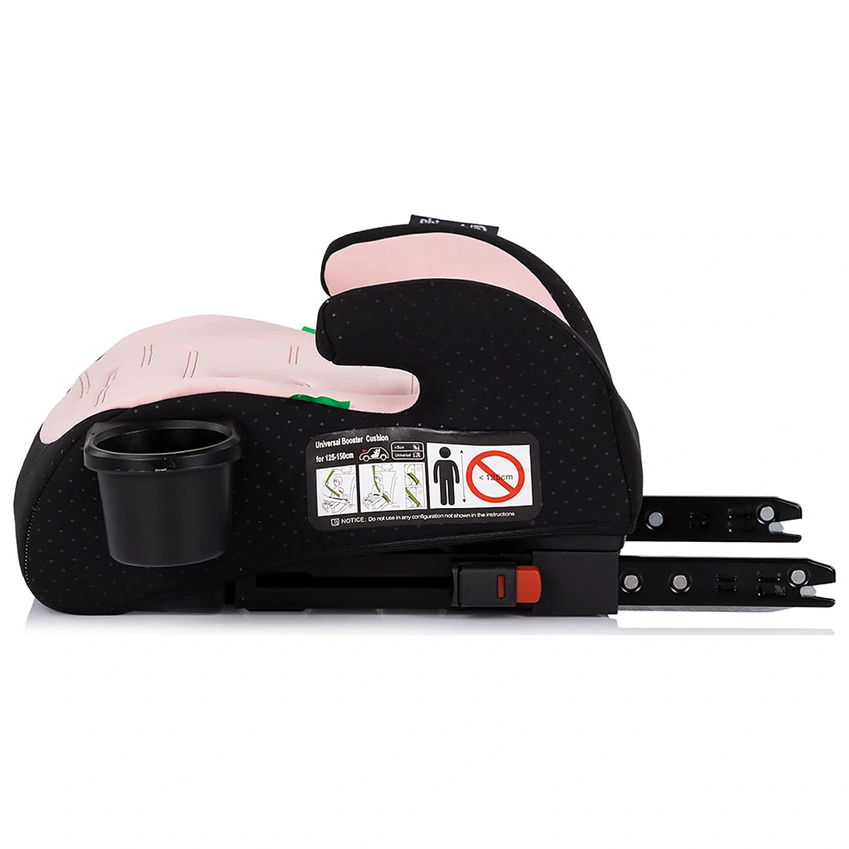 Inaltator auto Chipolino Go Boost Iso I-Size 125-150 cm cu sistem Isofix powder pink [3]
