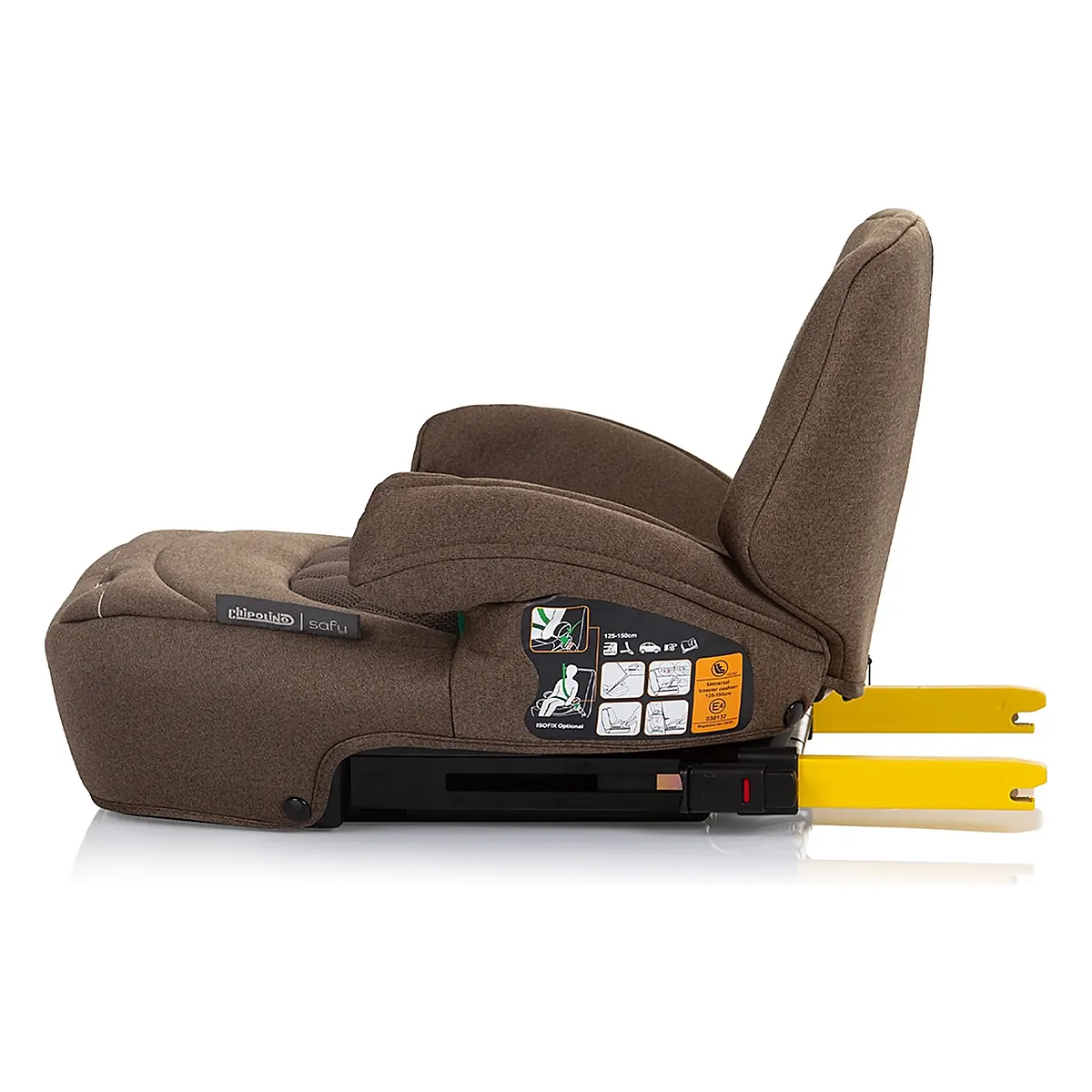 Inaltator auto Chipolino Safy I-Size 125-150 cm, sistem Isofix, Macadamia [3]