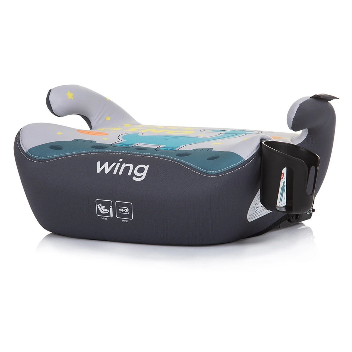 Inaltator auto Chipolino Wing I-Size 125-150 cm space dino cu sistem Isofix [2]