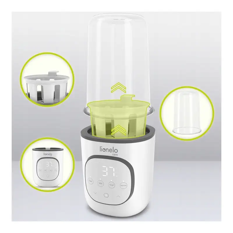 Incalzitor biberoane, Lionelo, ThermUp 2.0, 5 in 1, Sterilizare, Dezghetare, Incalzire rapida, Alb [14]
