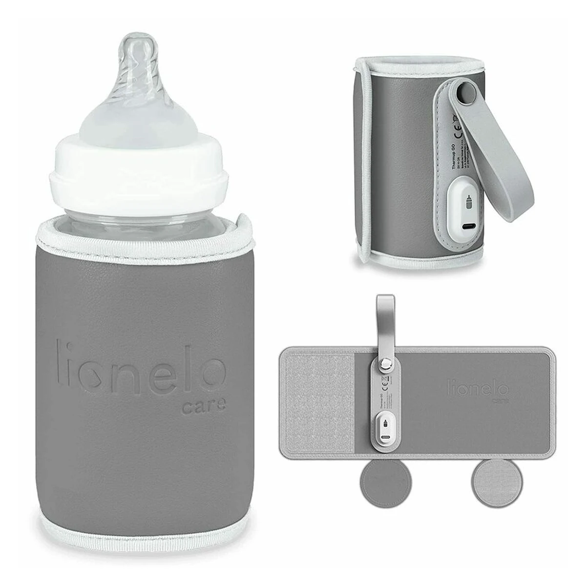 Incalzitor biberoane ThermUp Go, Portabil, Temperatura constanta pana la 24 h, Incarcare USB, Gri [4]