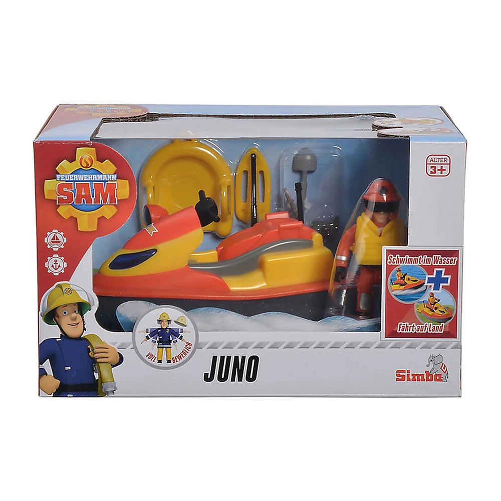 Jet Sky Simba Fireman Sam Juno cu figurina si accesorii [8]