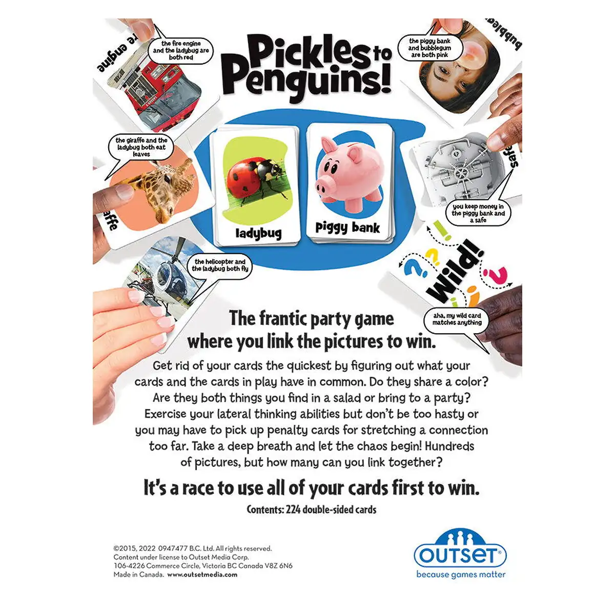 Joc de carti Asocieri nastrusnice de la Outset [8]