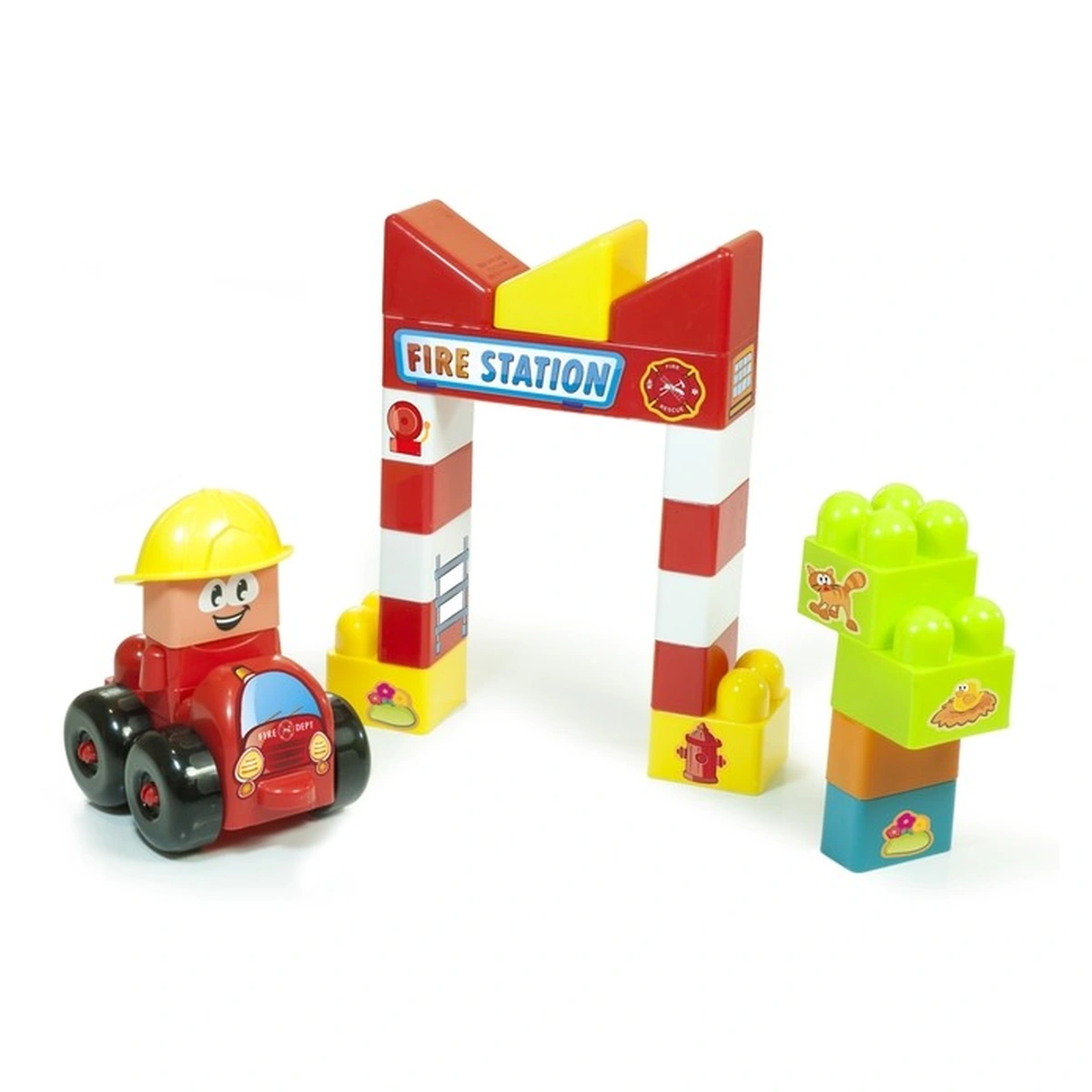 Joc constructii tematic Statie pompieri - Miniland [2]