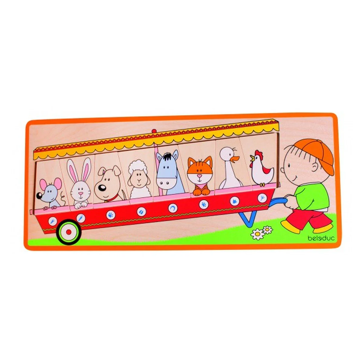 Joc de asociere Animale si hrana Beleduc [2]