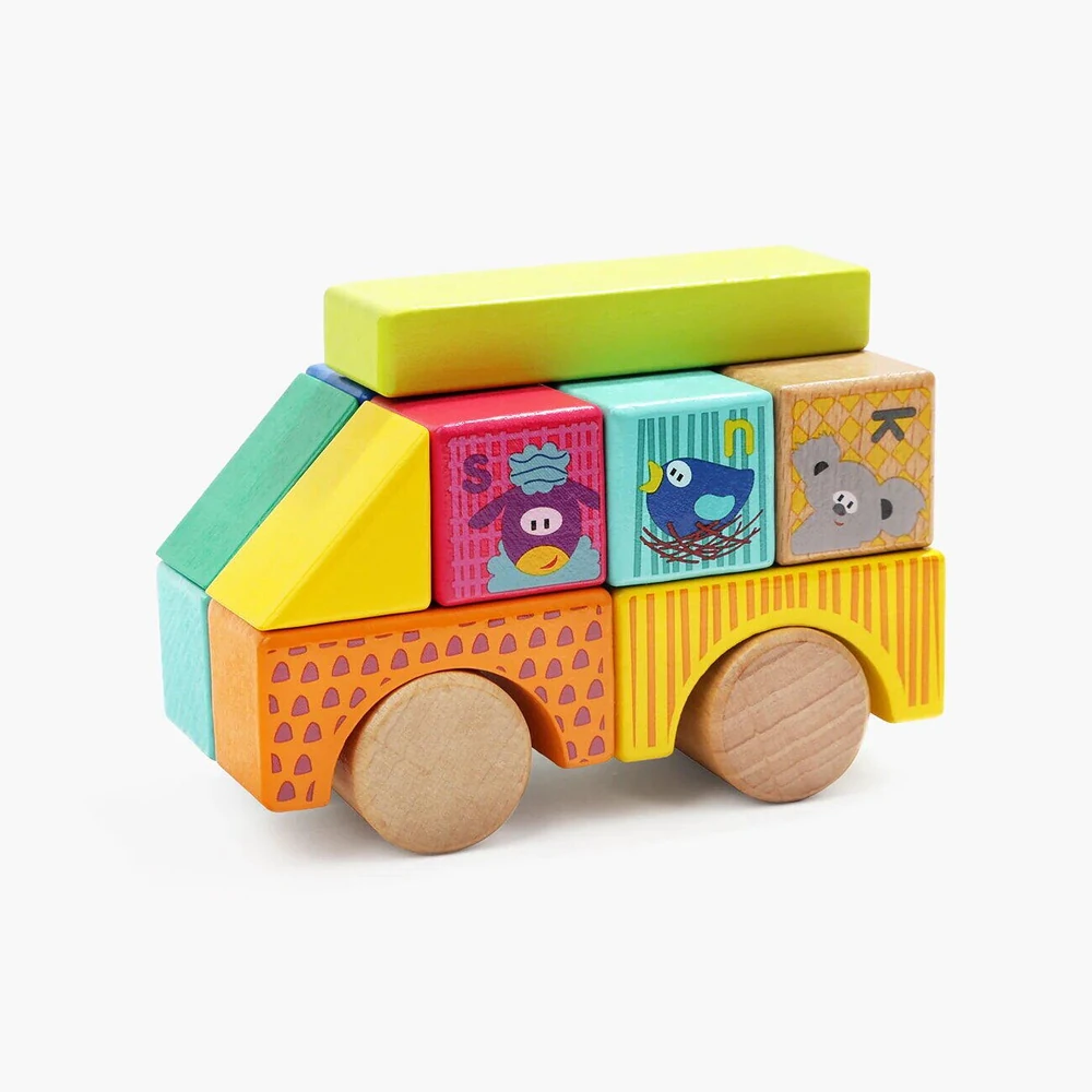 Joc de constructie Animalute jucause, 80 piese [4]