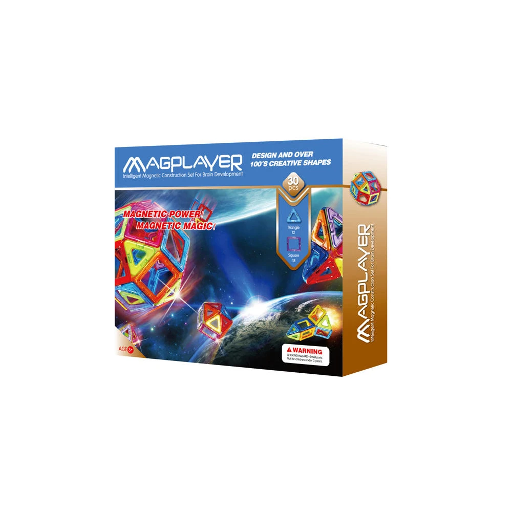 Joc de constructie magnetic - 30 piese [1]