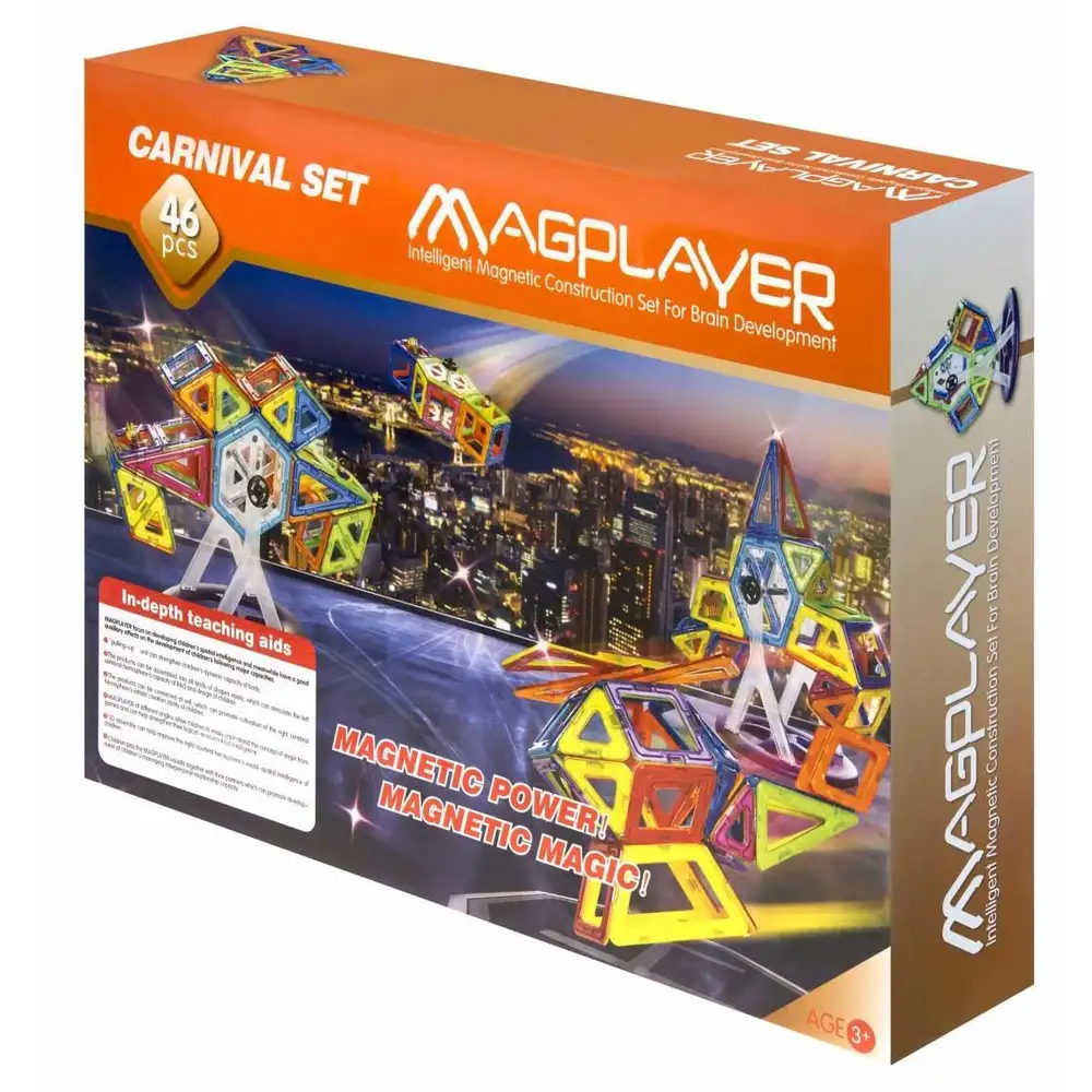 Joc de constructie magnetic - 46 piese [1]