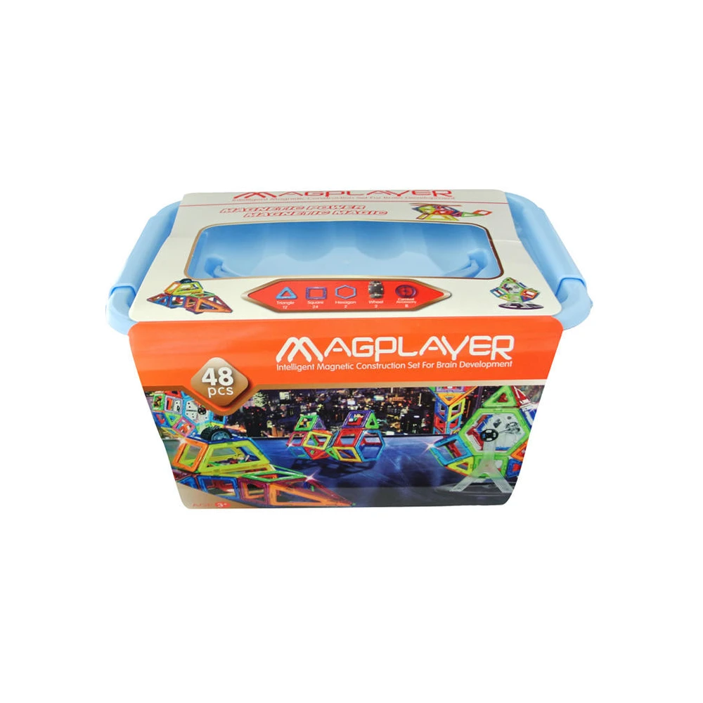 Joc de constructie magnetic - 48 piese [1]