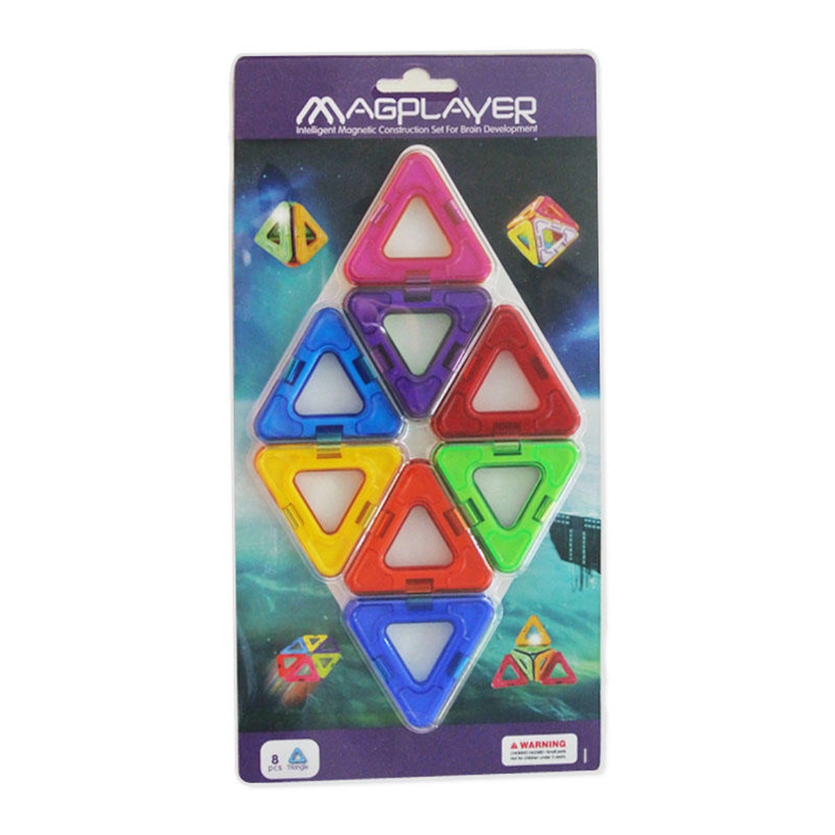 Joc de constructie magnetic - 8 piese [2]