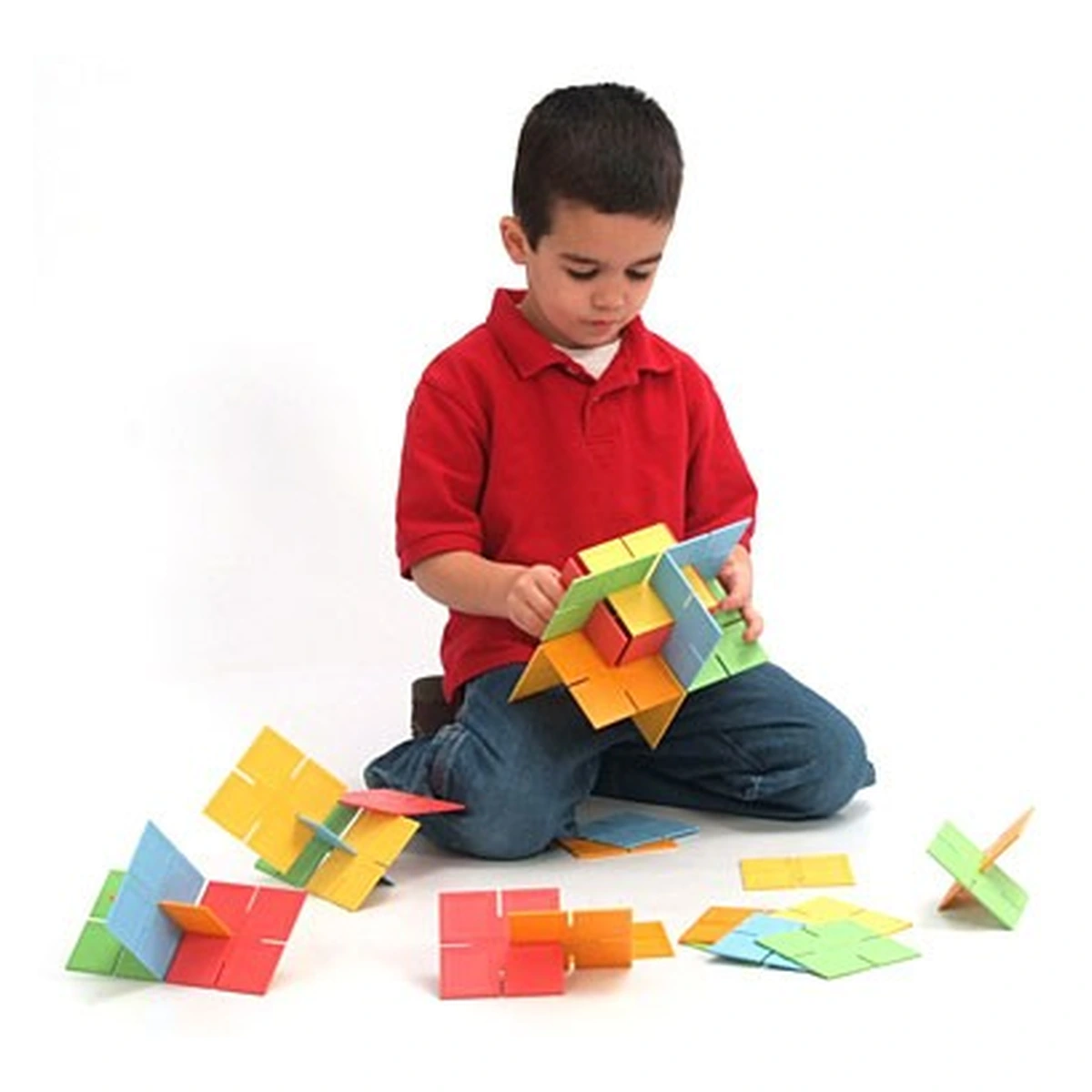 Joc de constructie Patrate DADO Original [5]