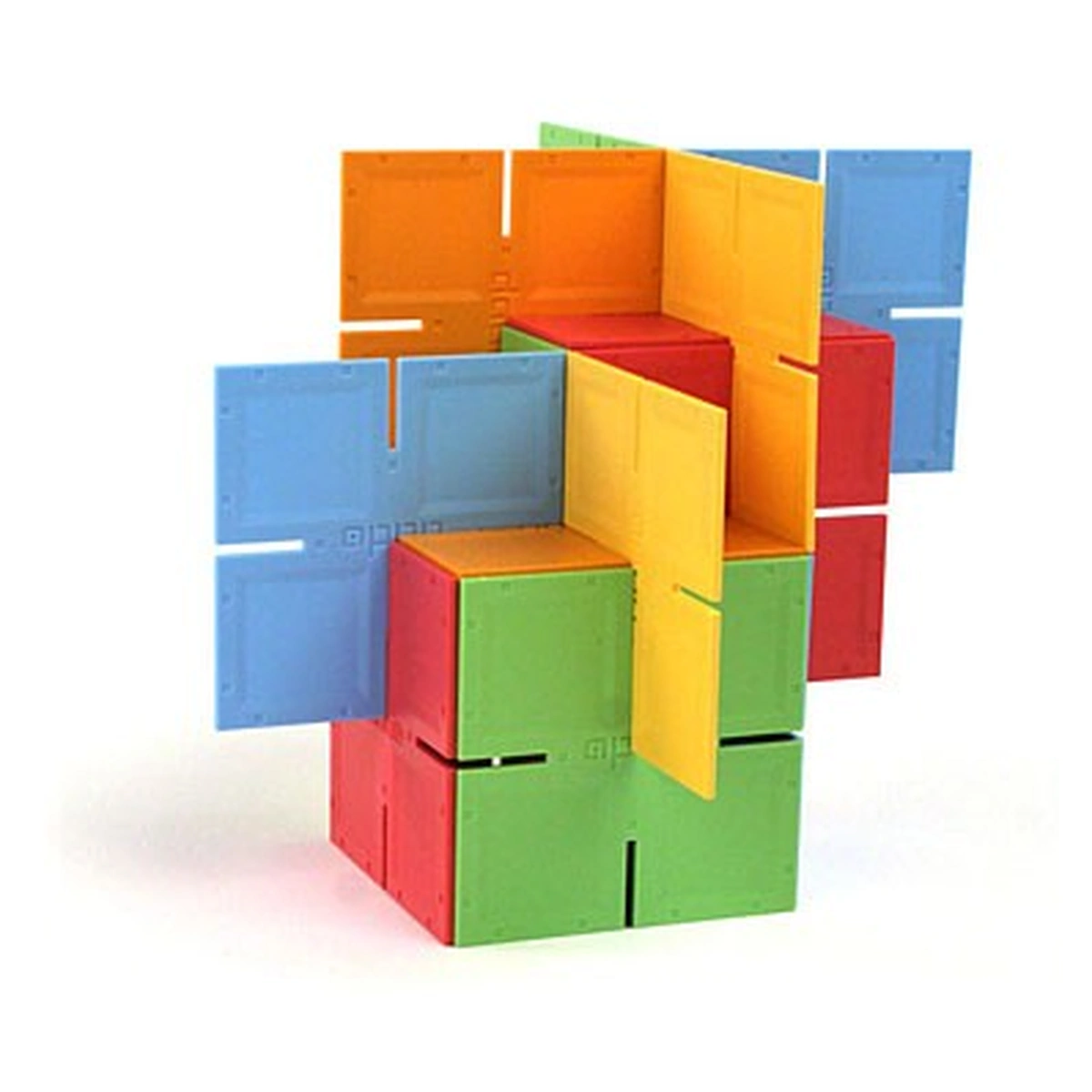 Joc de constructie Patrate DADO Original [2]