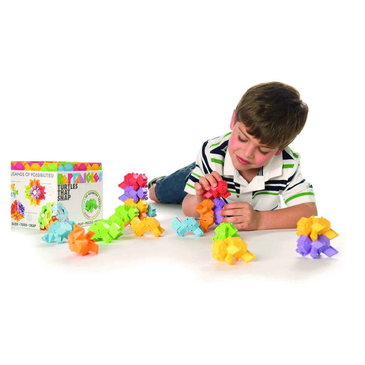 Joc de constructie Testoasele - Fat Brain Toys [12]