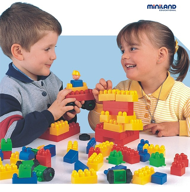 Joc de constructii Caramizi Miniland 300 buc [2]