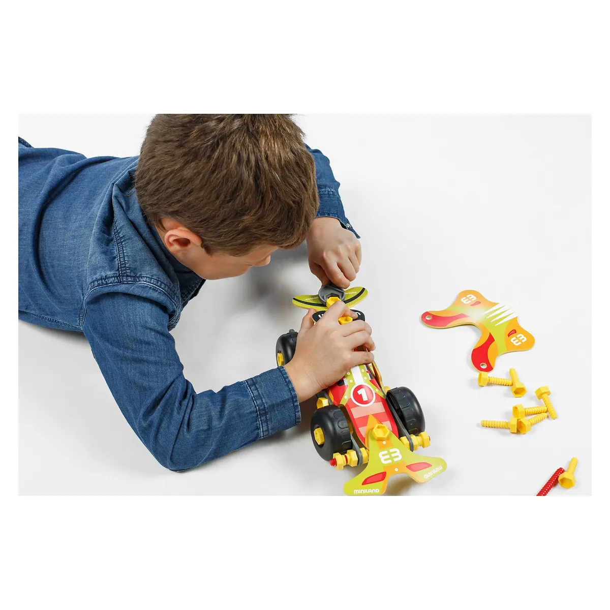 Joc de constructii Flexi Tech 77 Miniland [3]