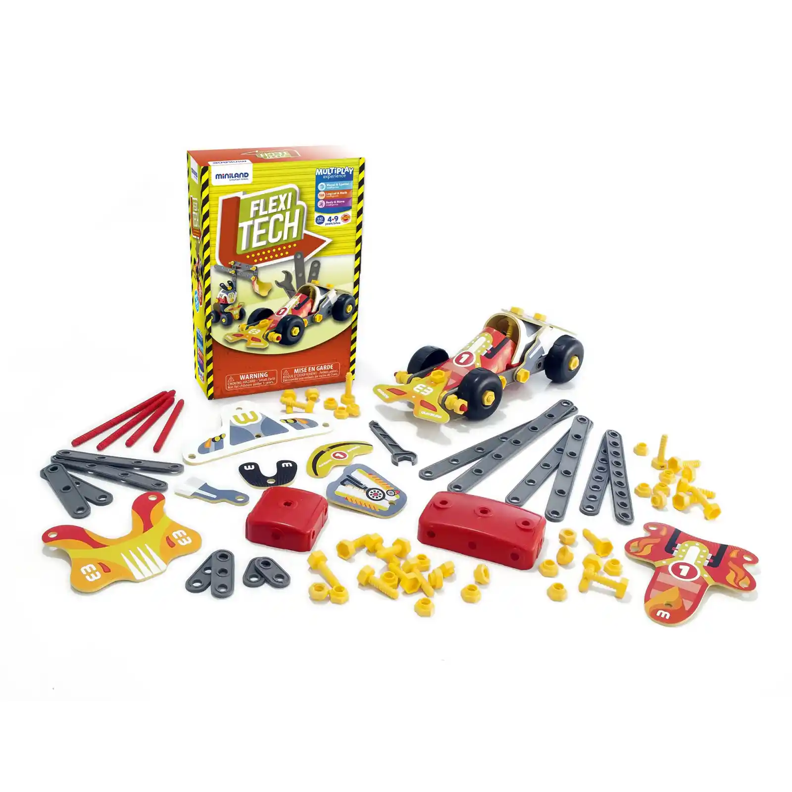 Joc de constructii Flexi Tech 77 Miniland [6]