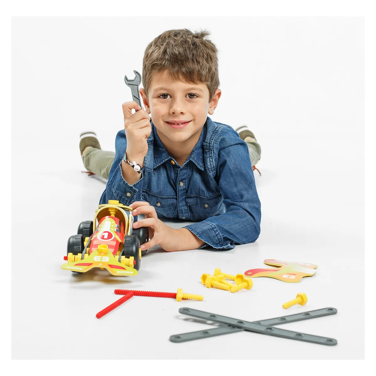 Joc de constructii Flexi Tech 77 Miniland [2]