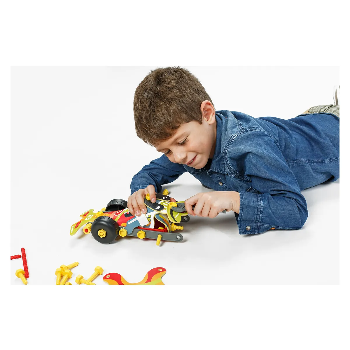 Joc de constructii Flexi Tech 77 Miniland [4]