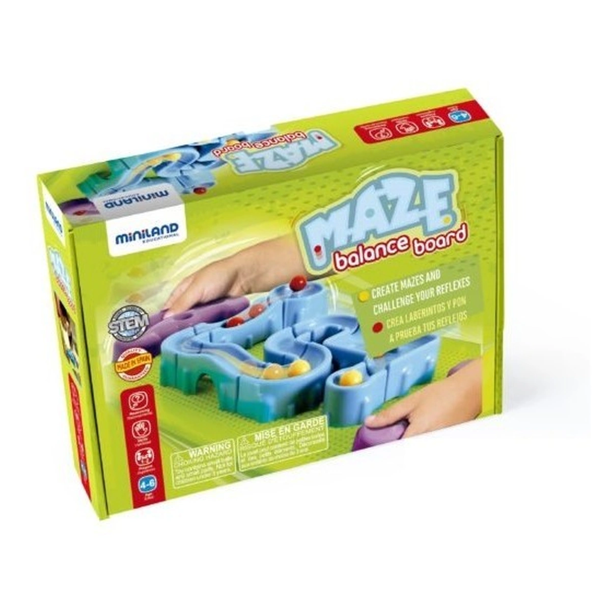 Joc de echilibru Labirint cu bile - Miniland [5]