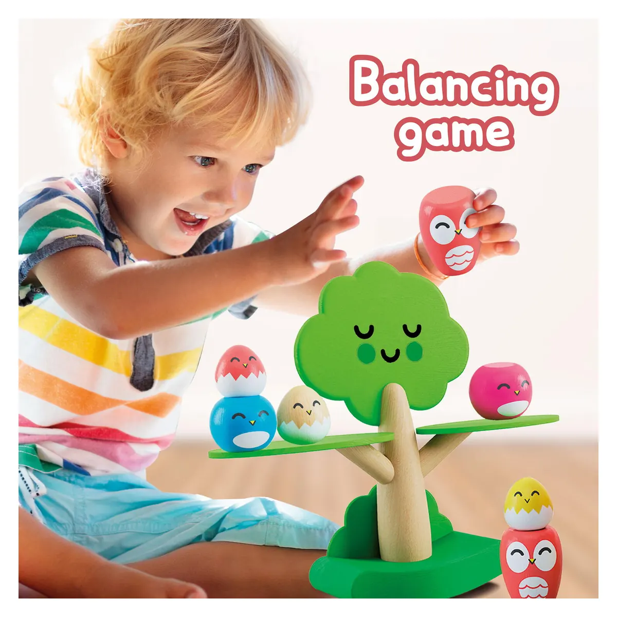 Joc de echilibru Montessori - Pasarele vesele [4]