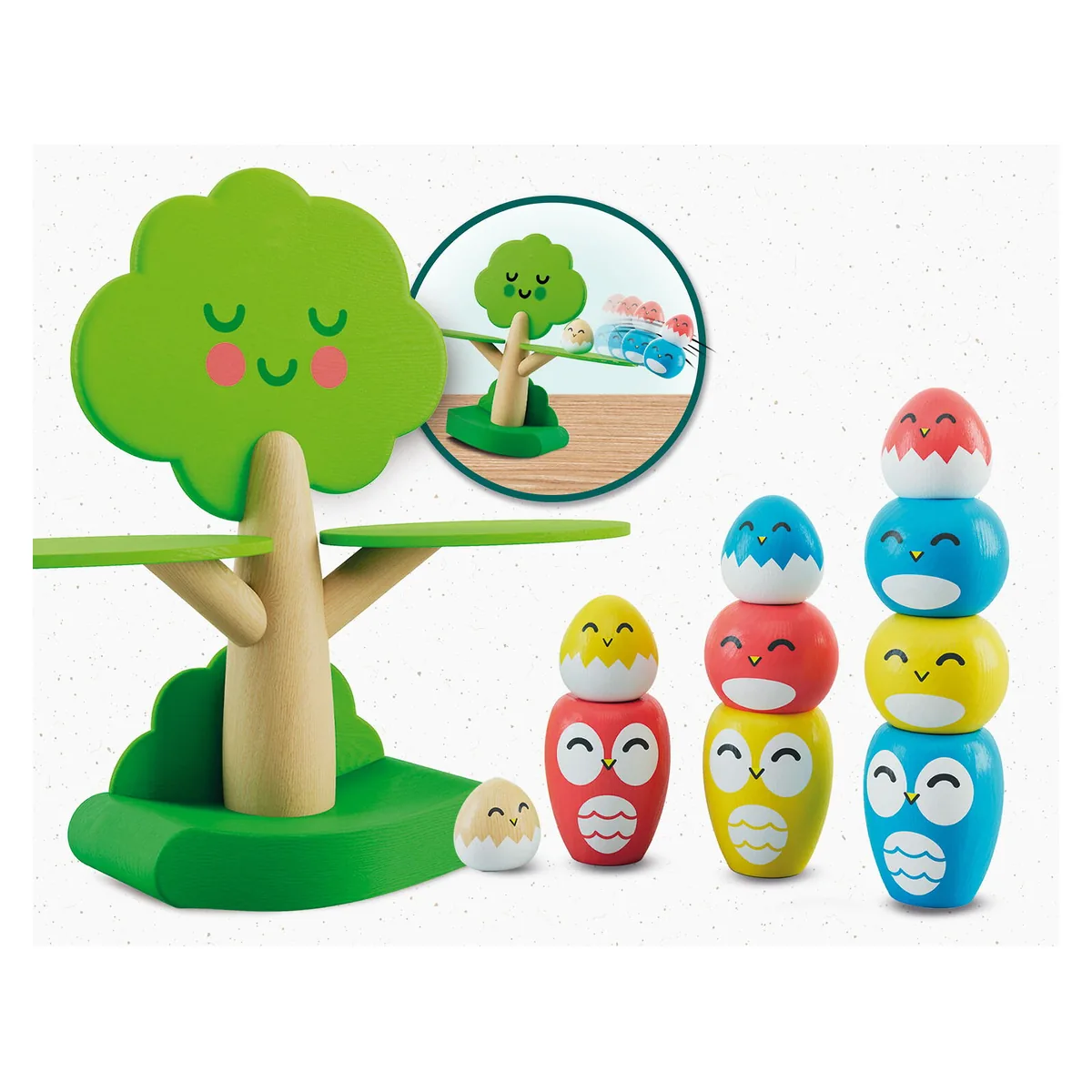 Joc de echilibru Montessori - Pasarele vesele [2]