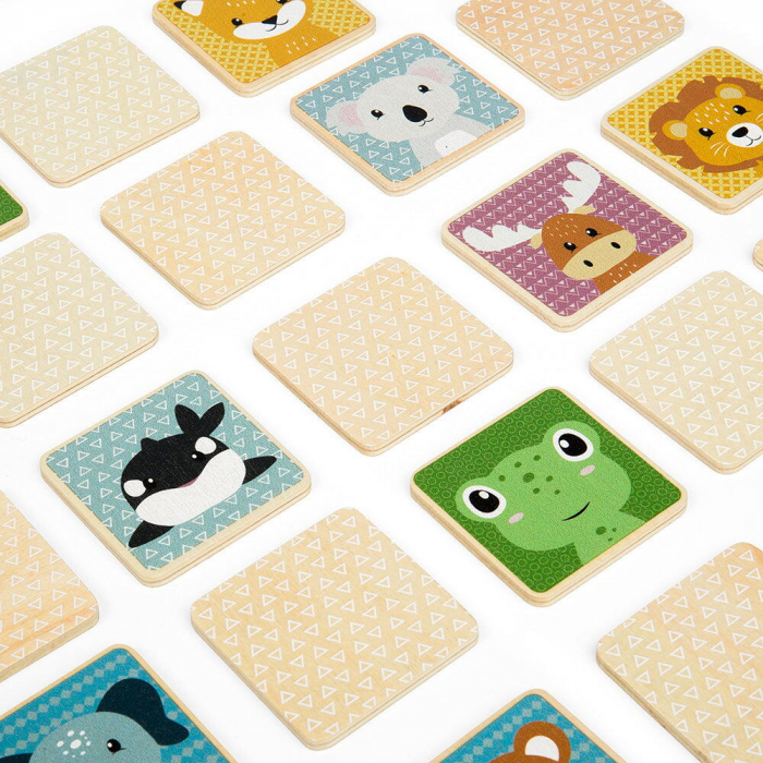 Joc de memorie Gaseste animalutele BIGJIGS din lemn [3]
