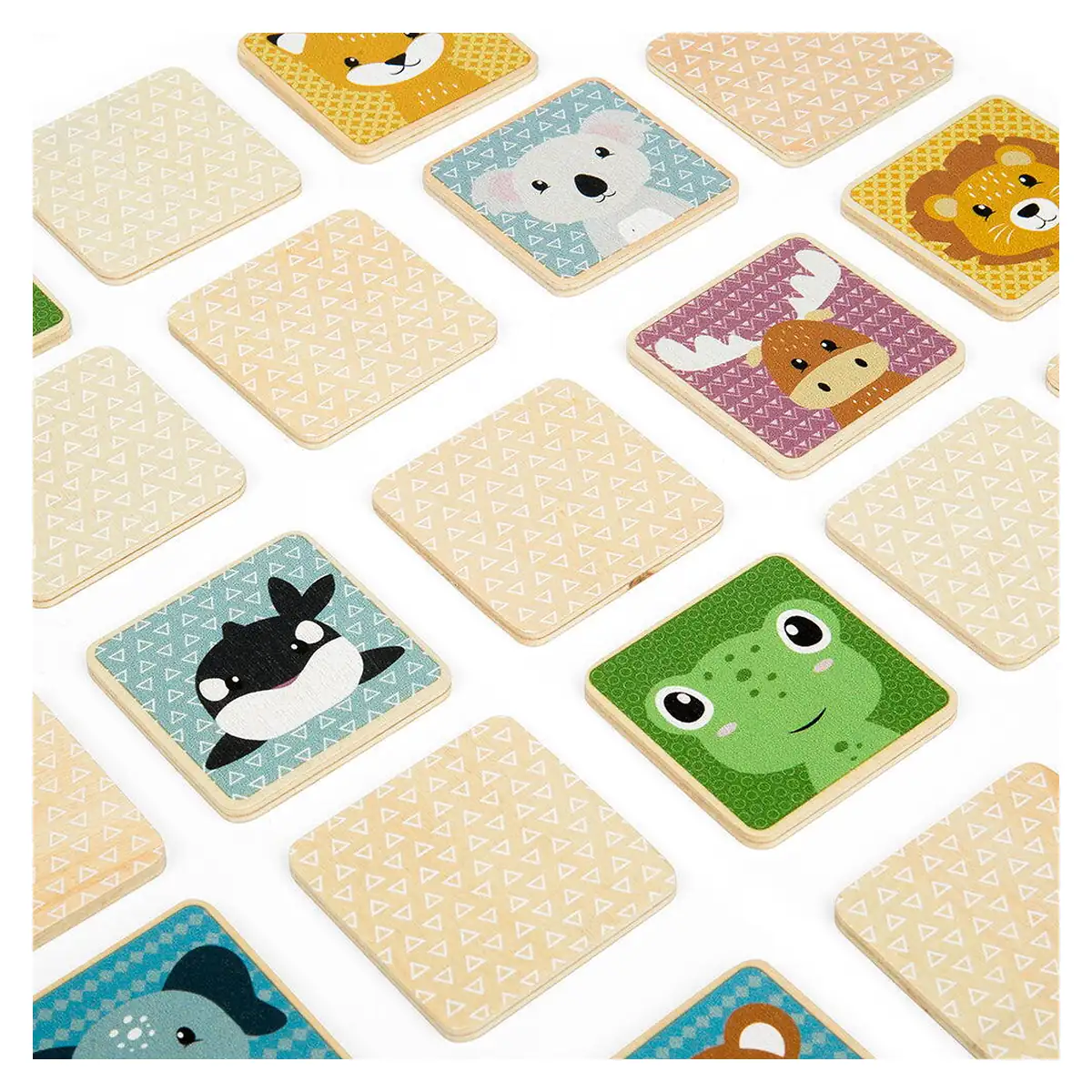 Joc de memorie Gaseste animalutele BIGJIGS din lemn [3]