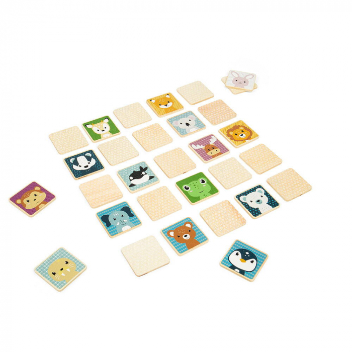 Joc de memorie Gaseste animalutele BIGJIGS din lemn [1]