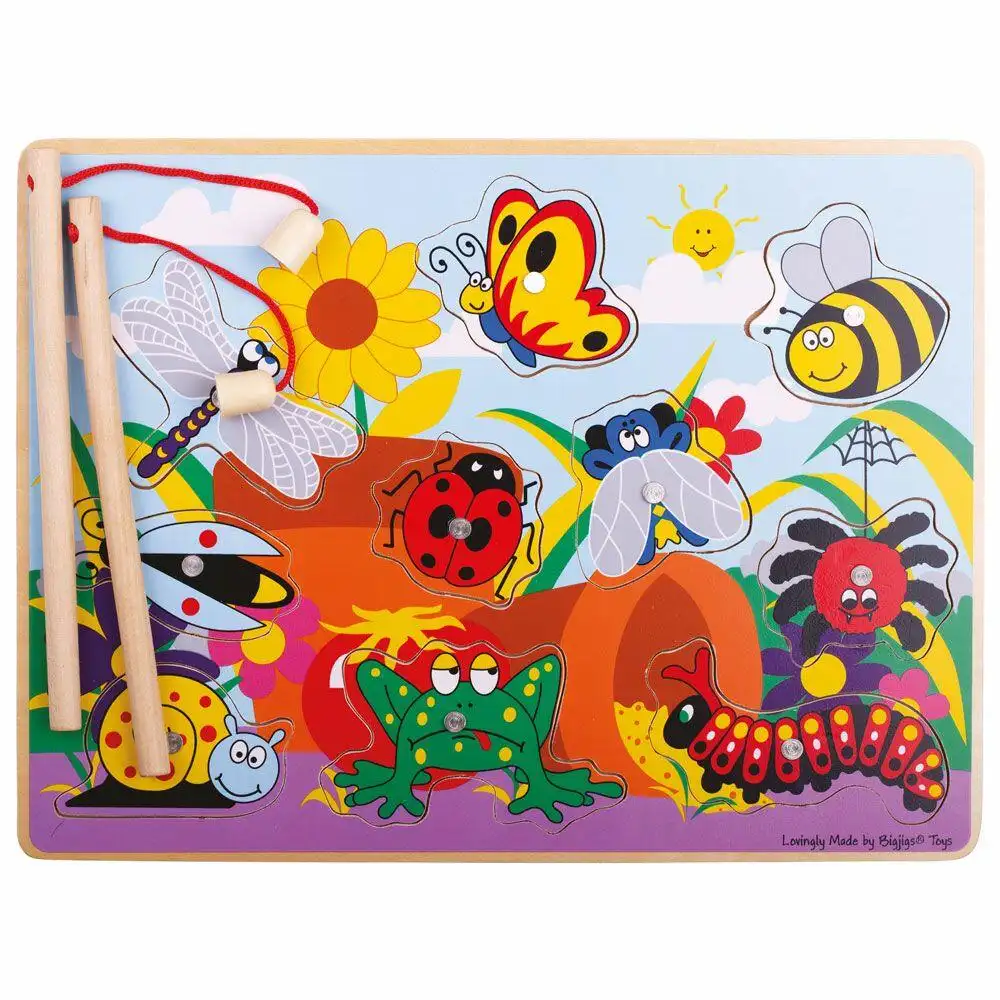 Joc de pescuit magnetic - Prietenii din gradina [2]