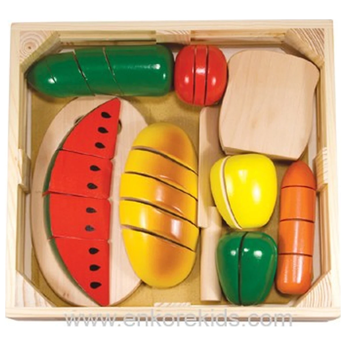 Joc din lemn alimente de feliat Melissa and Doug [4]