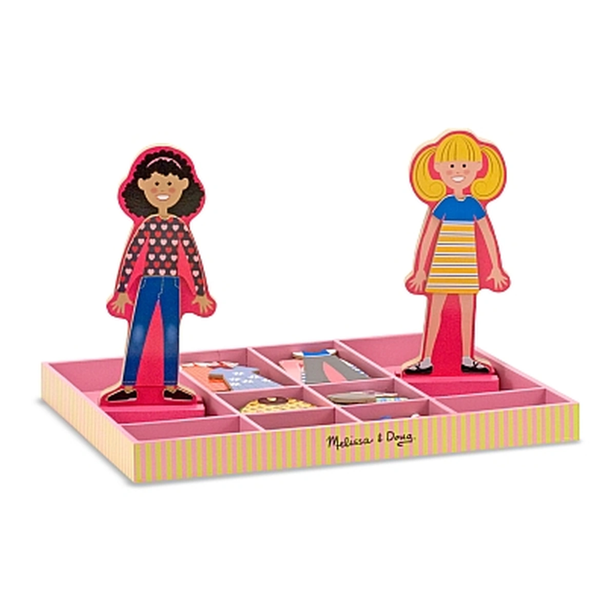 Joc din lemn Imbraca-le pe Abby si Ema Melissa and Doug [2]