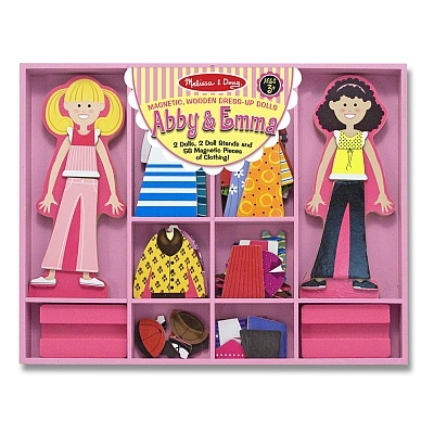 Joc din lemn Imbraca-le pe Abby si Ema Melissa and Doug [2]