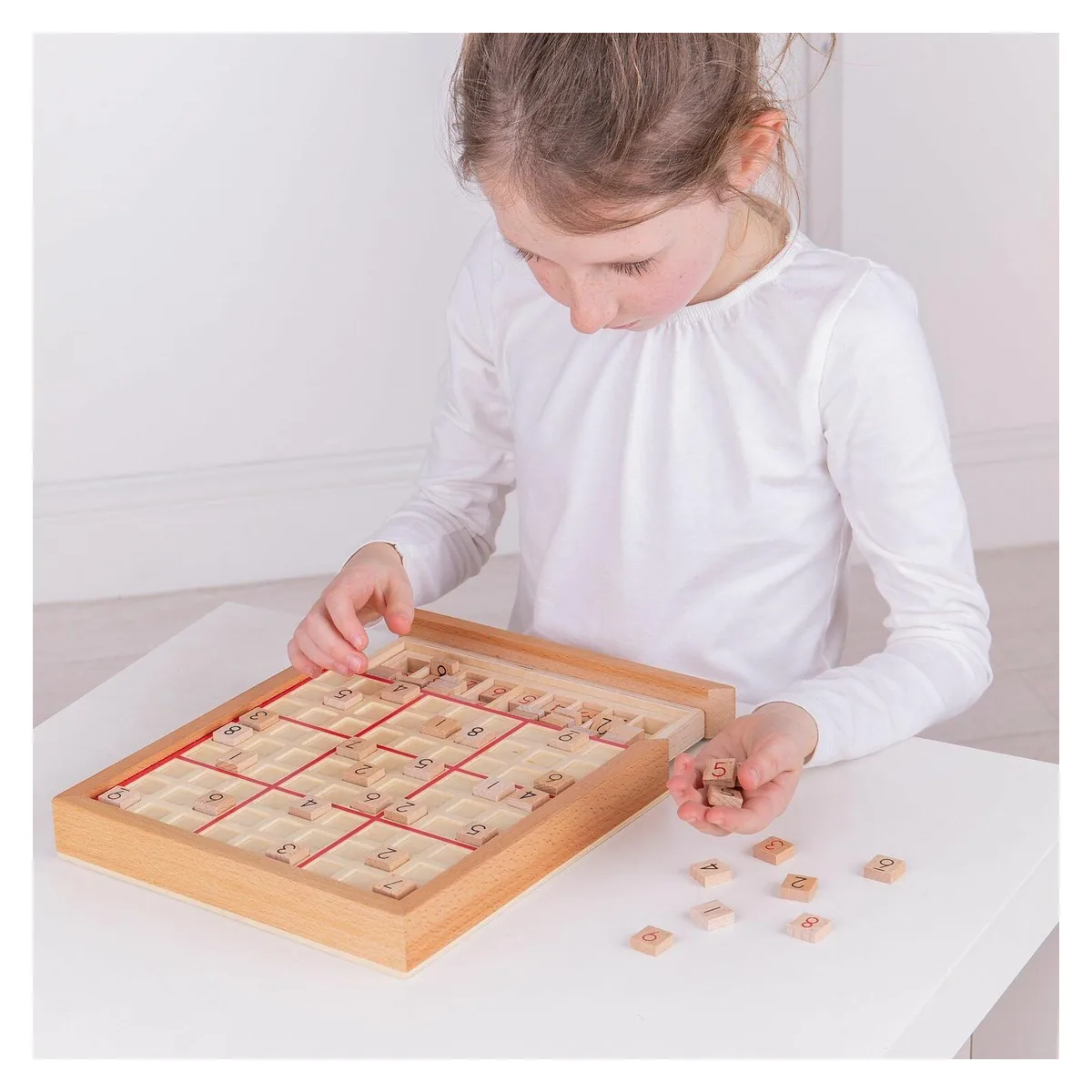 Joc din lemn - Sudoku de la BIGJIGS Toys [3]