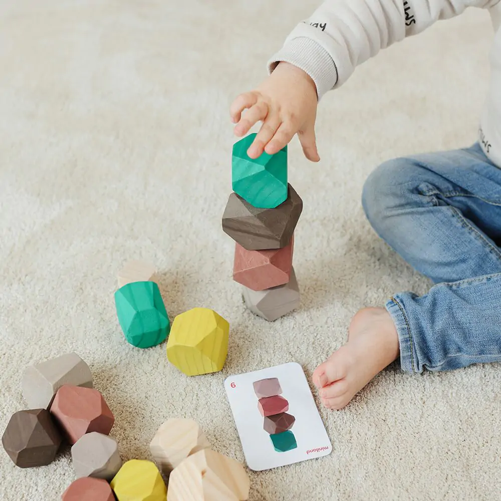 Joc Educativ Pentru Dezvoltarea Motricitatii Wood Stones [4]