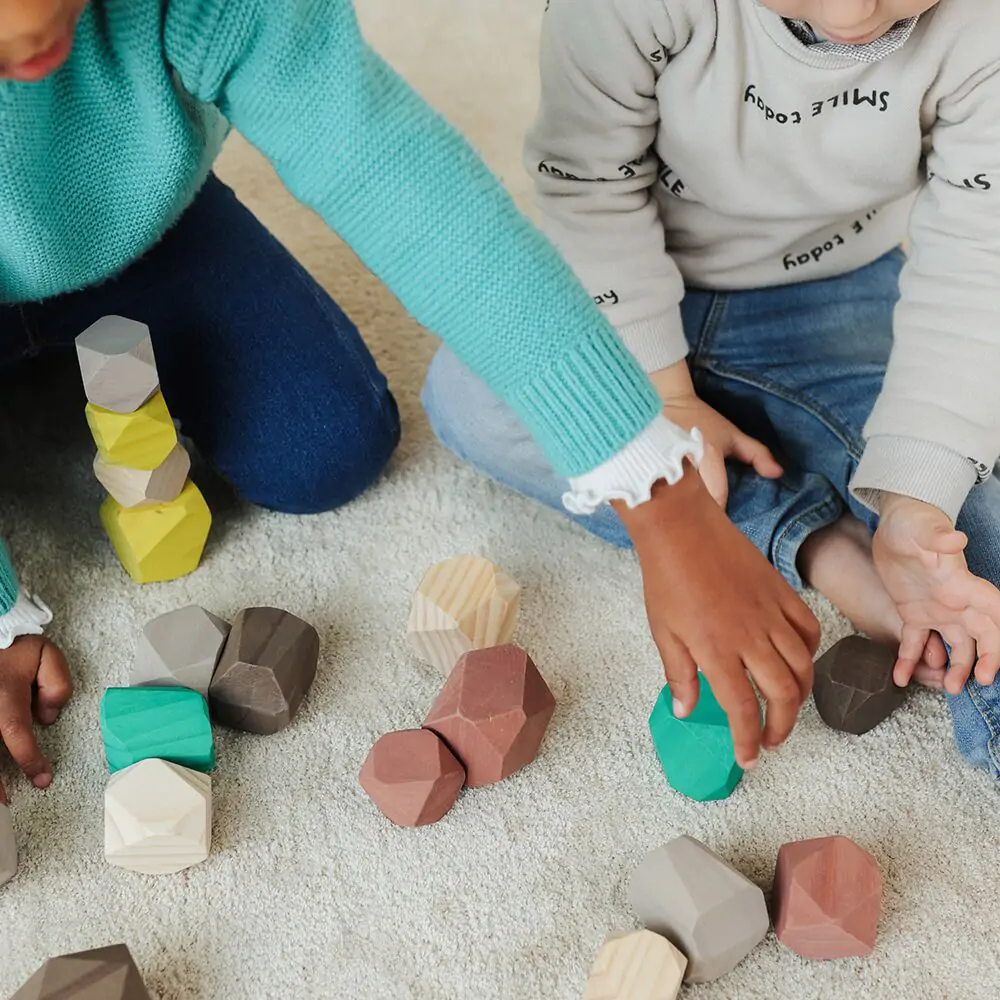Joc Educativ Pentru Dezvoltarea Motricitatii Wood Stones [2]